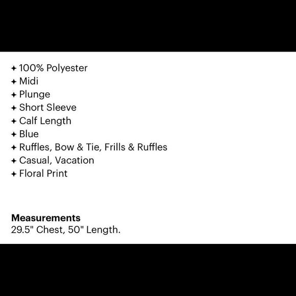 Miami Floral Midi Wrap dress Light Blue XS - Picture 3 of 3